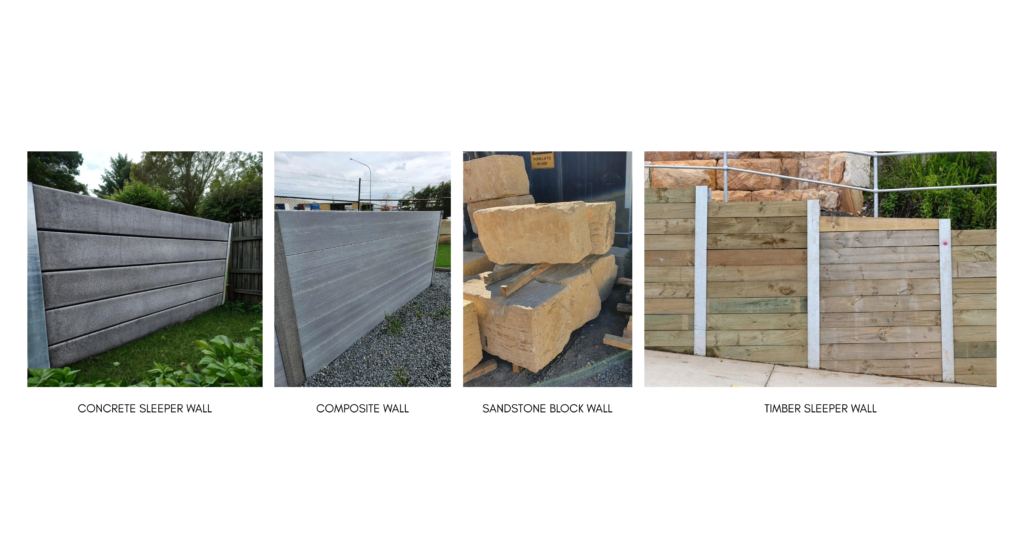 Retaining Wall Materials: Concrete, Timber, Stone