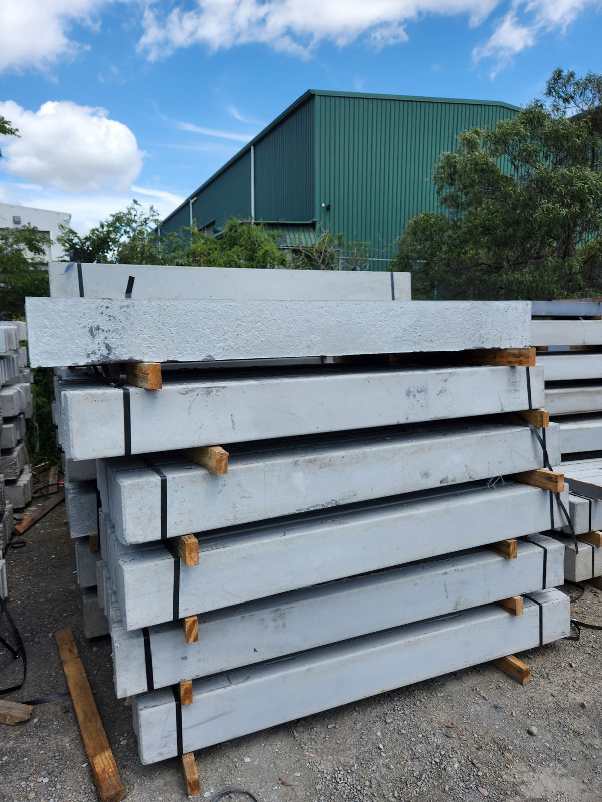Concrete Sleeper Smooth Grey SECONDS