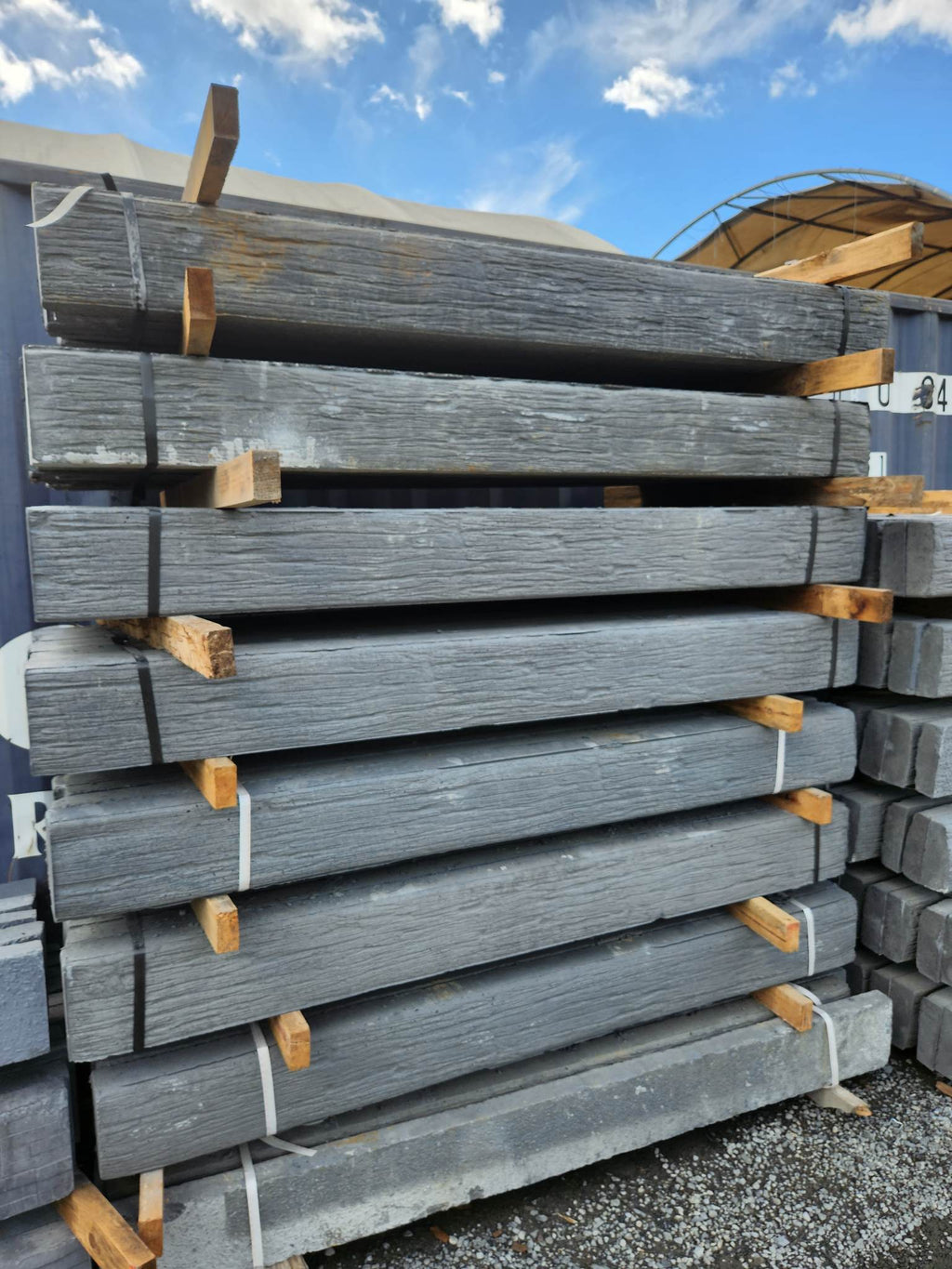 Concrete Sleeper Timber Finish SECONDS