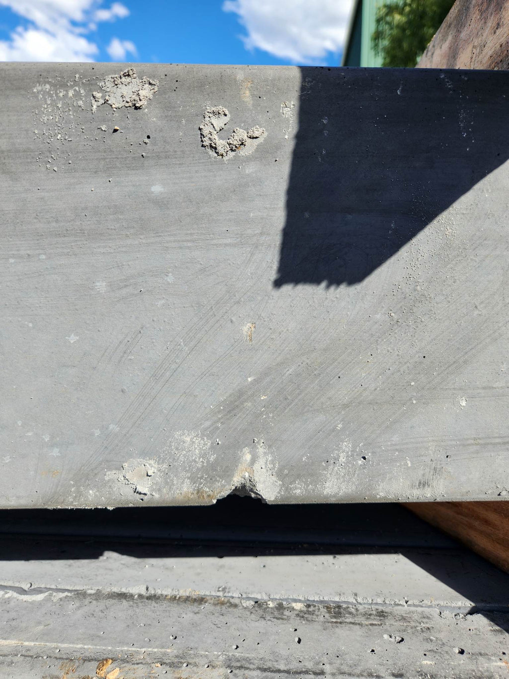 Concrete Sleeper Smooth Charcoal SECONDS