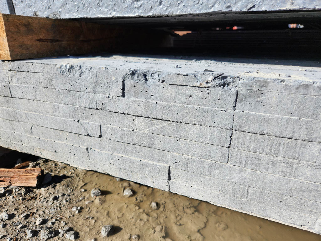 Concrete Sleeper Slate Stone Finish SECONDS