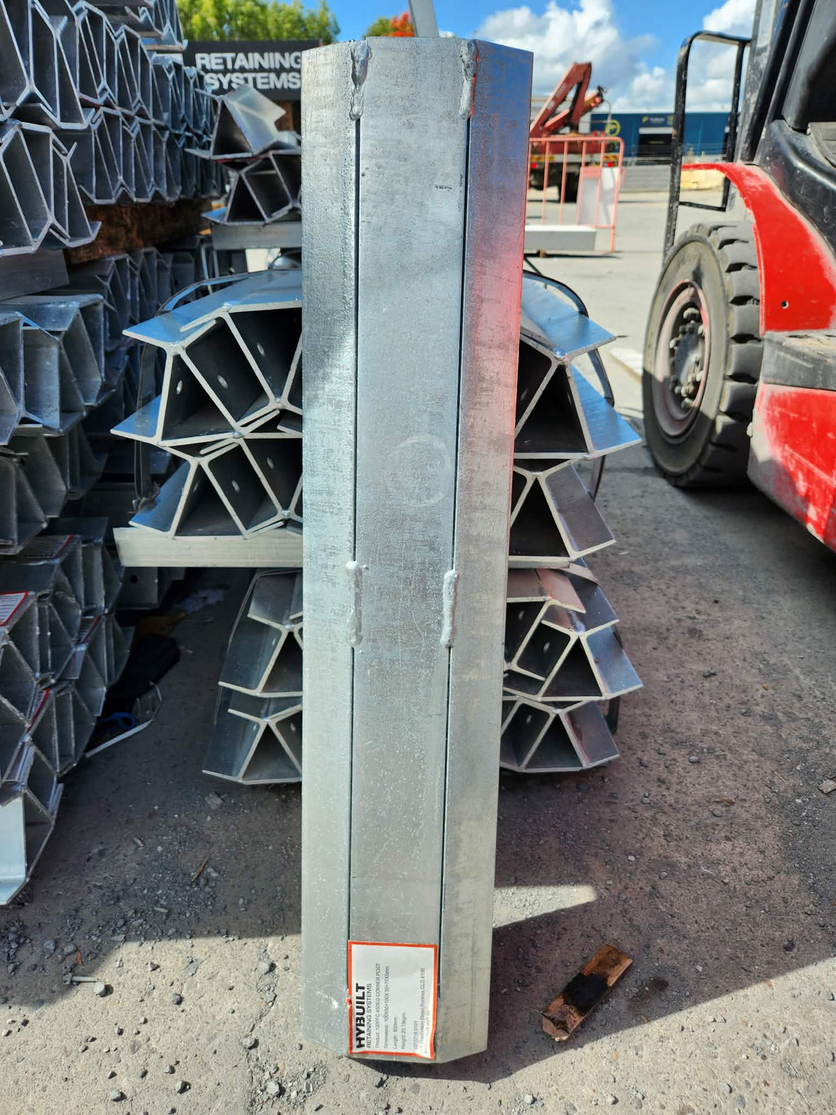 45 degree corner post