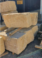 Sandstone block face detail