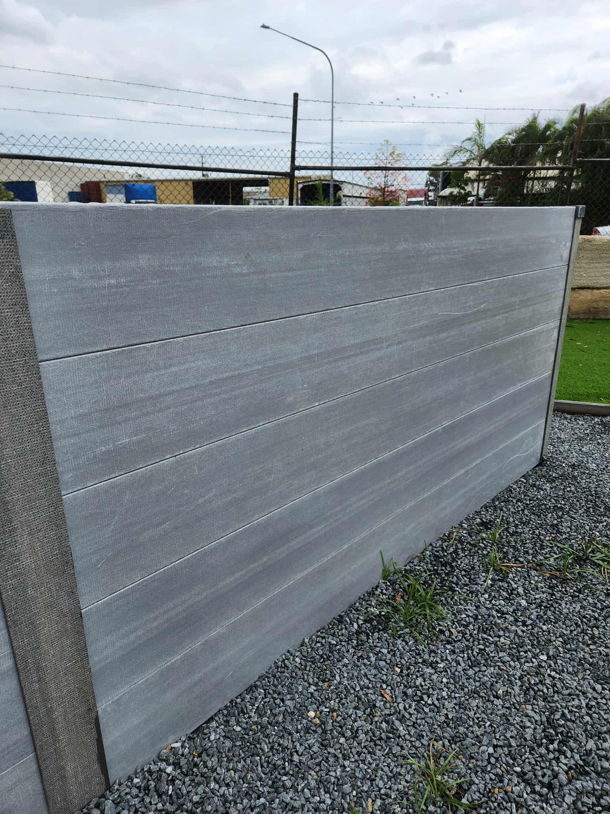 Composite Plinth installed