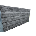 Slate stone finish concrete sleeper, standard product shown for profile reference