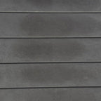Smooth charcoal concrete sleeper face, standard product shown