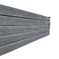 Timber finish concrete sleeper, standard product shown for profile reference