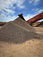 Drainage gravel closeup