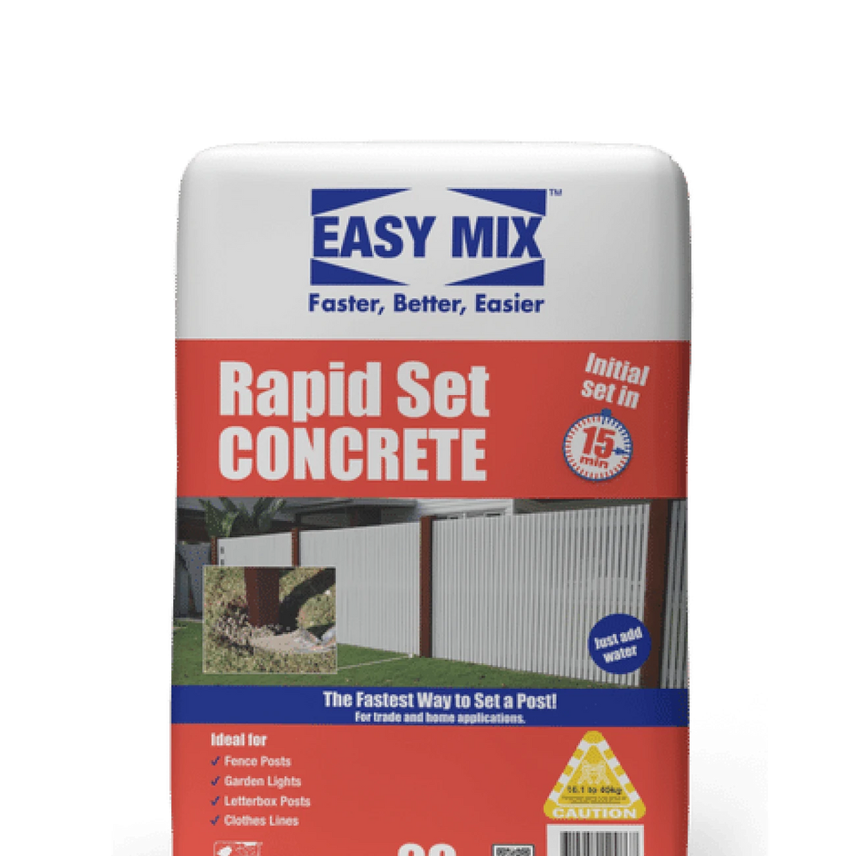 Easy Mix 20kg Bag Rapid Set Concrete
