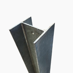 Heavy duty galvanised steel post