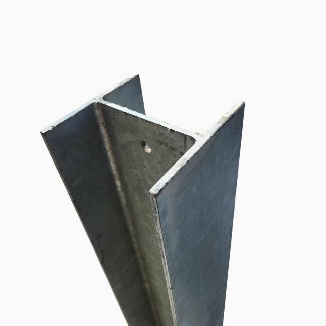 Heavy duty galvanised steel post