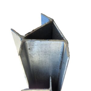 stack of 45 degree corner posts galvanised steel qld