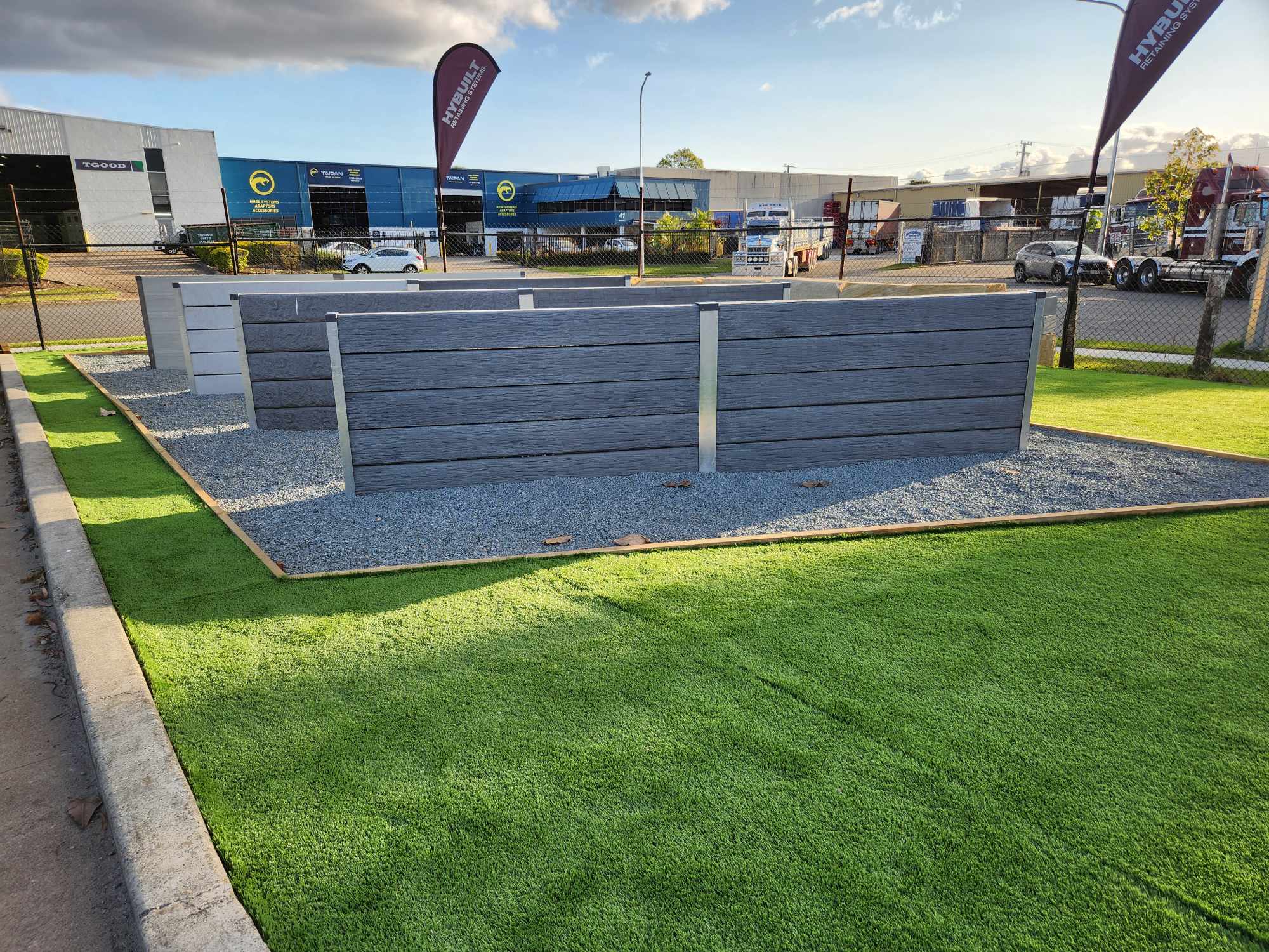 retaining walls hybuilt rocklea qld